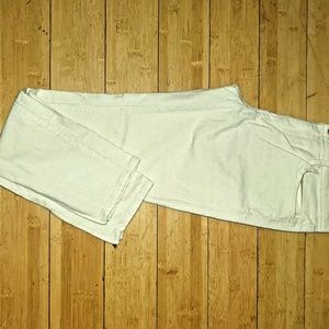 Loft Off white Skinny Cords